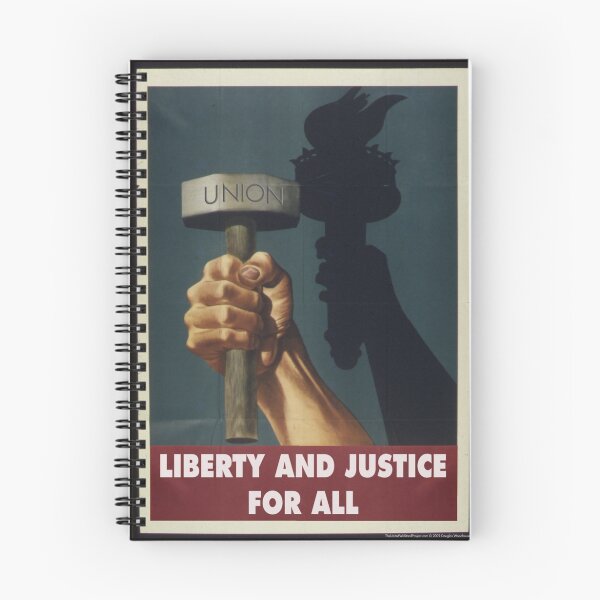 Item preview, Union Posters: Liberty and Justice designed and sold by shaggylocks.