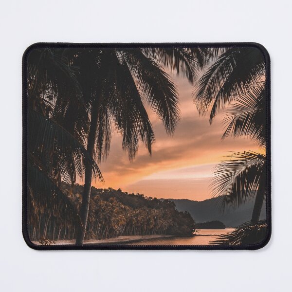 Item preview, Tropical Ocean Palm Tree Sunset designed and sold by newburyboutique.