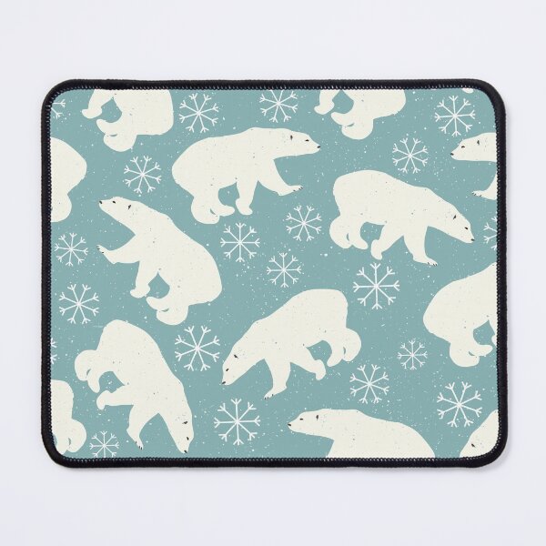 Item preview, Polar Bears and Snowflakes - blue designed and sold by PeppermintCreek.