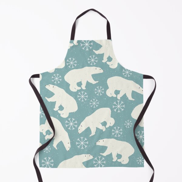 Item preview, Polar Bears and Snowflakes - blue designed and sold by PeppermintCreek.