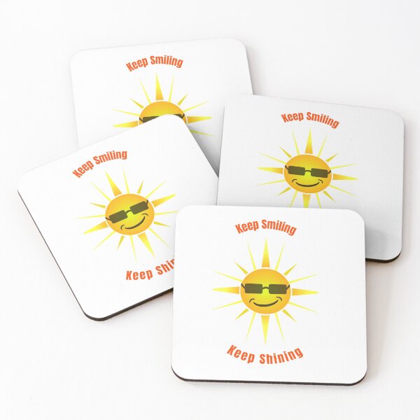 Item preview, Keep Smiling and Keep Shining Positive Quote designed and sold by Queen1120.