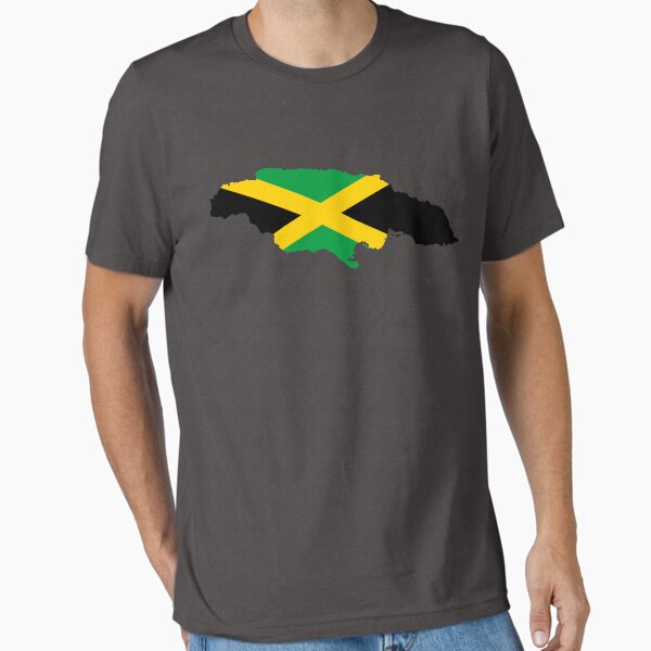 Aperçu de l'œuvre Carte drapeau de la Jamaïque créée et vendue par limitlezz.