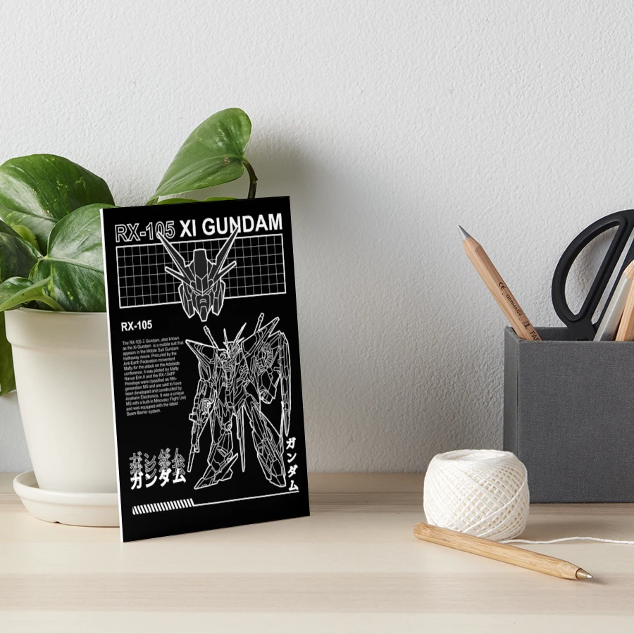 RX 105 XI GUNDAM BLACK WHITE STREETWEAR SHIRT