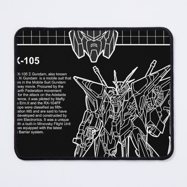 Item preview, RX 105 XI GUNDAM BLACK WHITE STREETWEAR SHIRT designed and sold by Gundam Artwork.