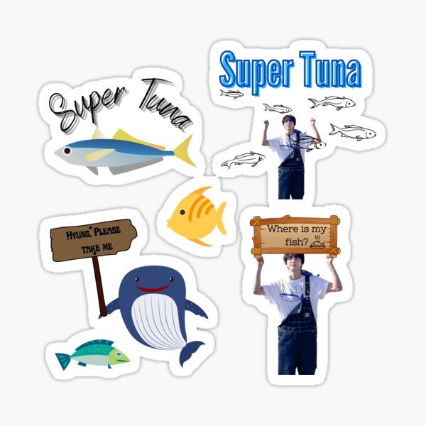 Artikel-Vorschau von Super Thunfisch Jin Sticker Pack, designt und verkauft von Purple-Pheonix.