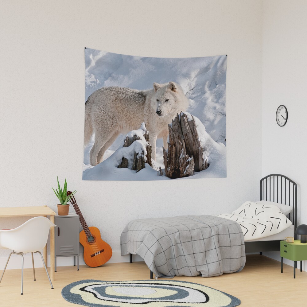 Vista previa del artículo con la obra «Tela decorativa», diseñado y vendido por WolvesOnly.