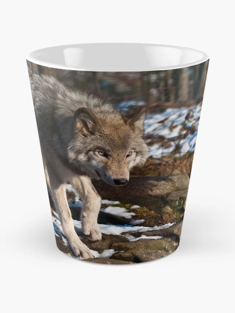 Thumbnail 2 of 4, Coffee Mug, Timber Wolf designed and sold by WolvesOnly.