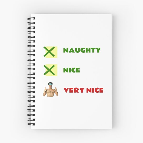 Item preview, Borat, Naughty or Nice, Very Nice, Borat Christmas  designed and sold by avit1.