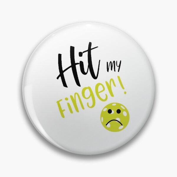 Item preview, Funny Pickleball Excuse Hit My Finger  designed and sold by whyitsme.