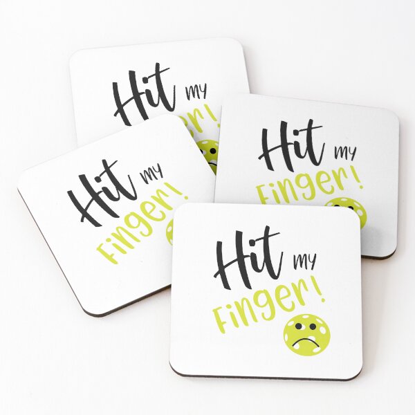 Item preview, Funny Pickleball Excuse Hit My Finger  designed and sold by whyitsme.