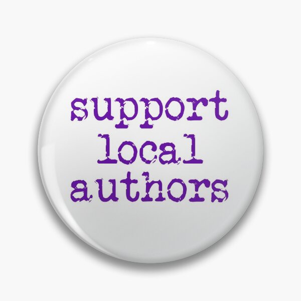 Item preview, support local authors purple designed and sold by TeaRoseWriter.