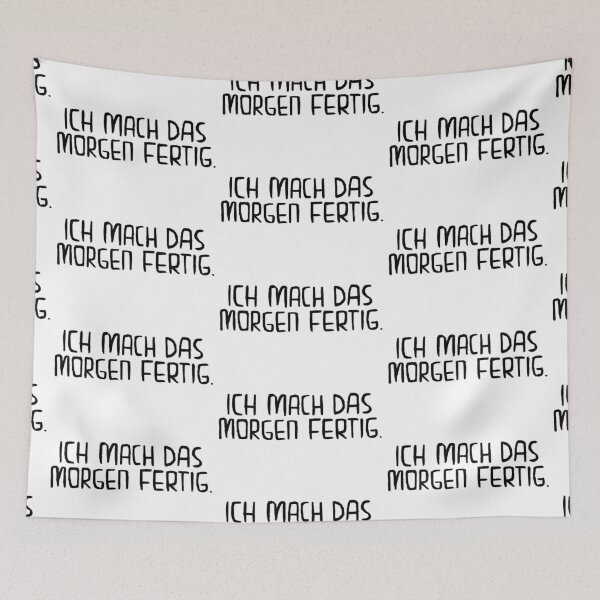 Item preview, Ich mach das morgen fertig, Lustiger Handwerker Spruch designed and sold by badlydrawnbabe.