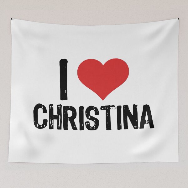 Item preview, I Love Christina designed and sold by The "I Love Everything" Shop.