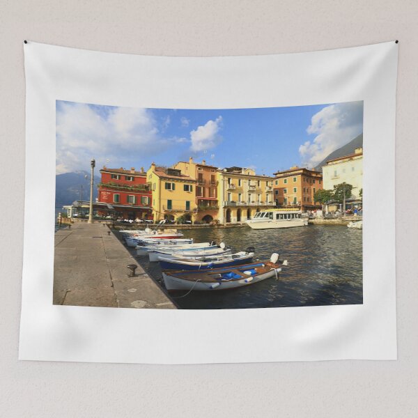 Item preview, Malcesine harbor designed and sold by annalisa56.