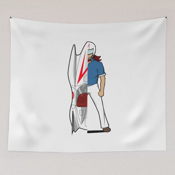 Item preview, Ilustración de Speedracer y Mach 5 designed and sold by Robot-Art.