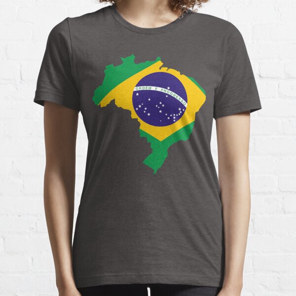 Item preview, Brazil Flag Map designed and sold by limitlezz.