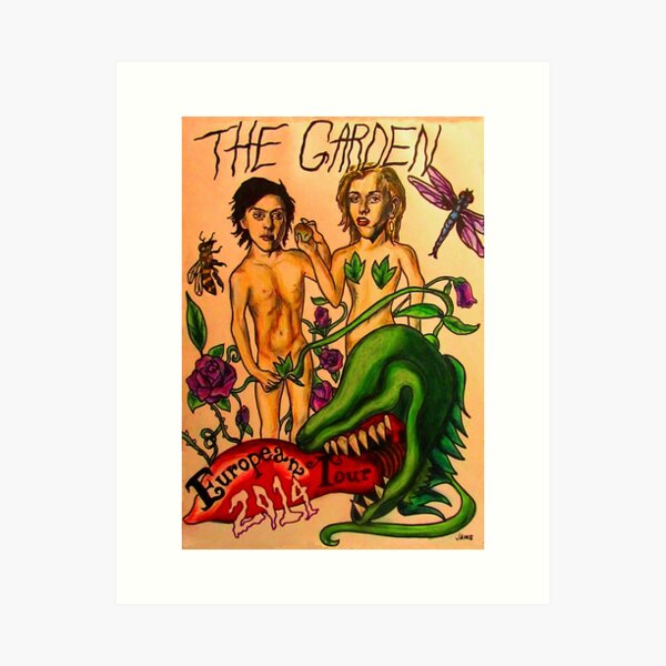Item preview, The Garden Euro Tour 2014 Poster designed and sold by Jaime Cartwright.