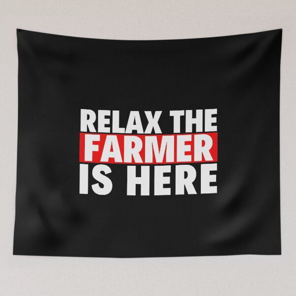 Item preview, relax the farmer is here designed and sold by T-shirtgallery.