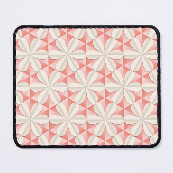 Item preview, 3D geometric flowers Trompe l'oeil designed and sold by pakanta.