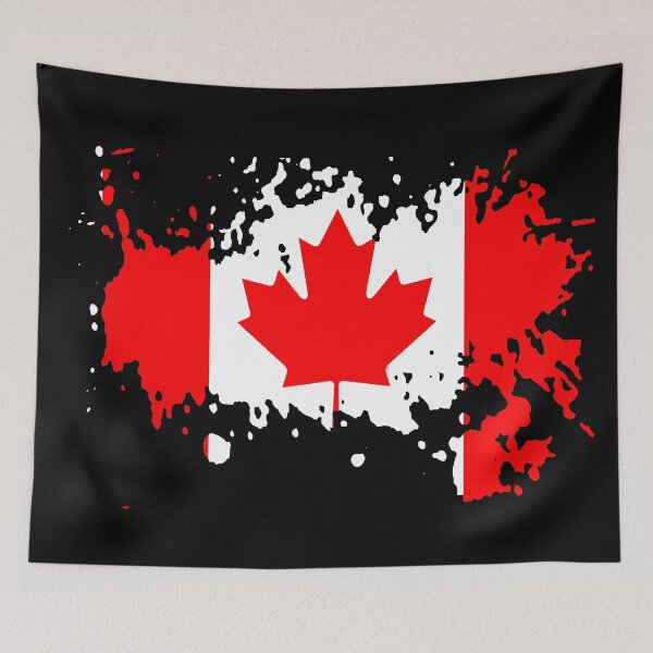 Item preview, Canada Flag Brush design  designed and sold by AEGMEDIA.