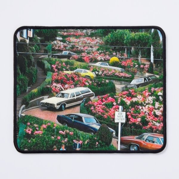 Item preview, Lombard Street, San Francisco designed and sold by Sofia-Draws.