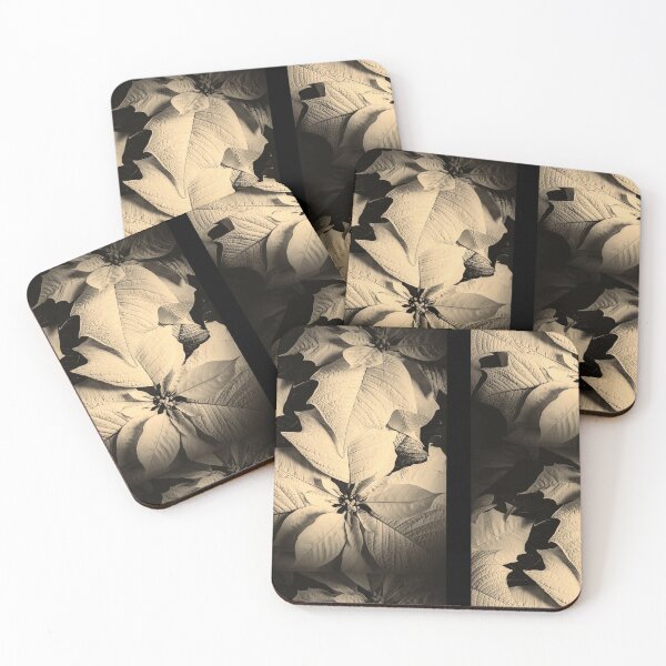 Item preview, Beautiful Sepia Tone Poinsettia Plant Photography Design designed and sold by EarthArtDesigns.