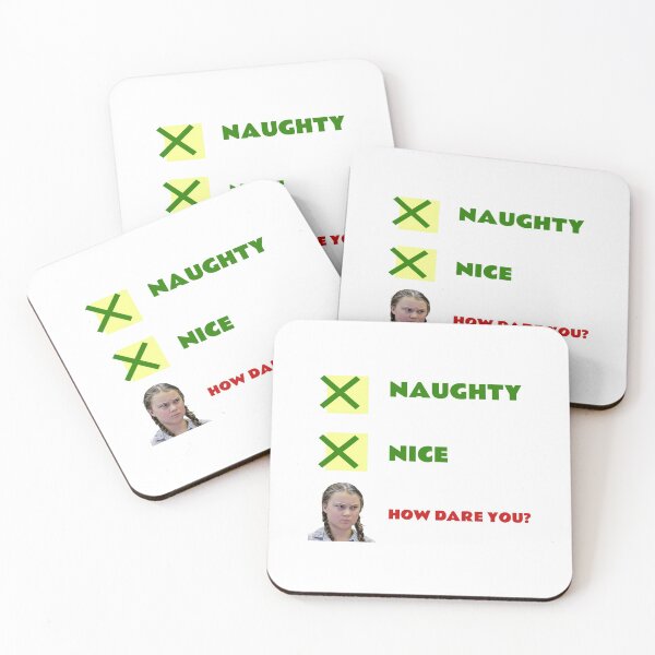 Item preview, Greta Thunberg Christmas, Naughty or Nice, How dare you designed and sold by avit1.
