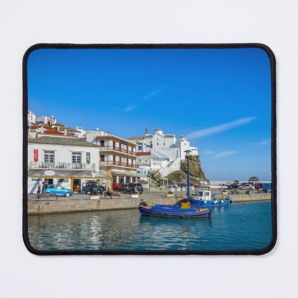 Item preview, All Quiet in Skopelos Harbour designed and sold by Viv Thompson Photography .