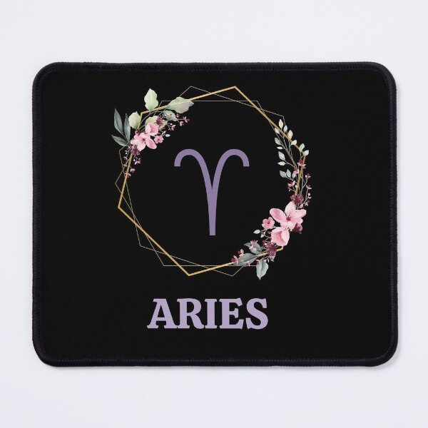 Item preview, Floral Aries Zodiac Sign designed and sold by Hellofriendco.