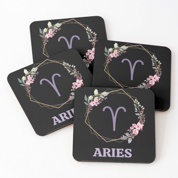 Item preview, Floral Aries Zodiac Sign designed and sold by Hellofriendco.