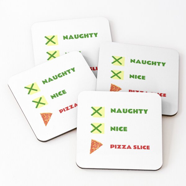 Item preview, Pizza Christmas, Naughty or Nice, Pizza Slice designed and sold by avit1.