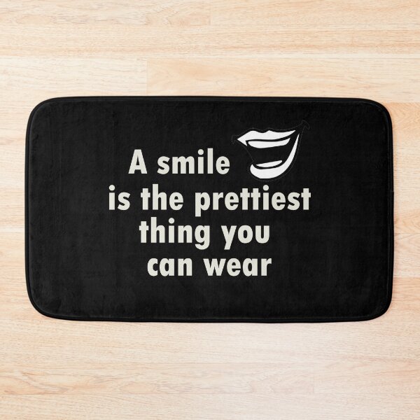 Item preview, A smile is the prettiest thing you can wear. designed and sold by ouhaga.