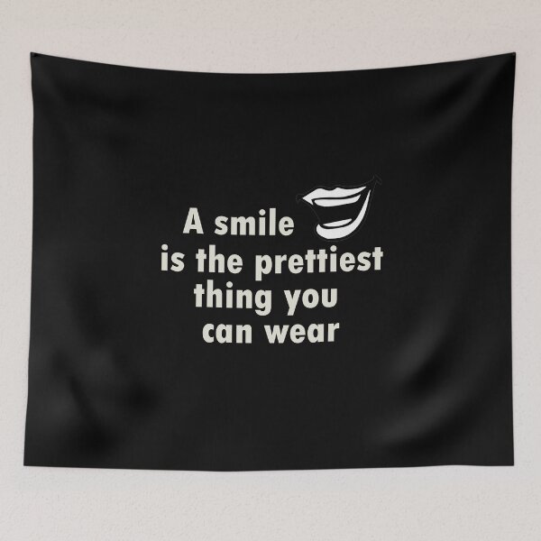 Item preview, A smile is the prettiest thing you can wear. designed and sold by ouhaga.