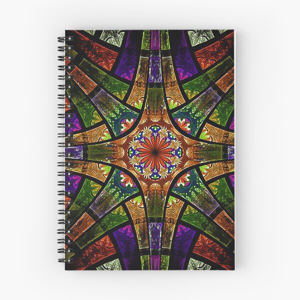 Item preview, Stained glass window, Church window, fractal pattern,  designed and sold by Nostrathomas66.