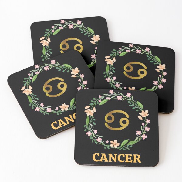 Item preview, Floral Cancer Zodiac Sign designed and sold by Hellofriendco.
