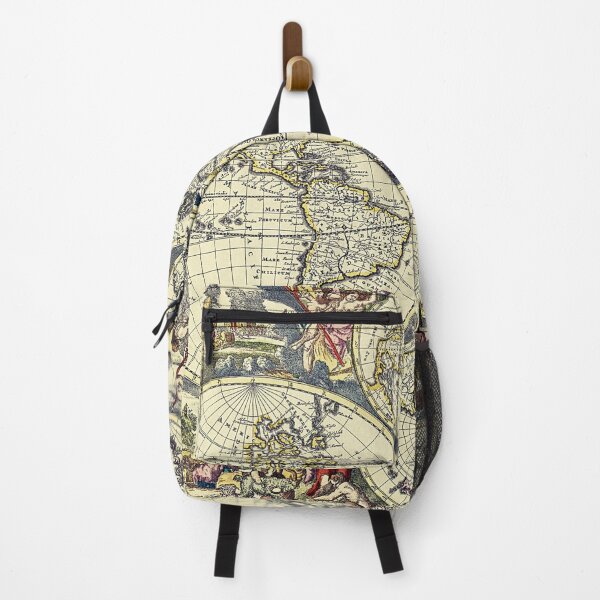 Item preview, Antique World Map by Justus Danckerts. Digital Editing designed and sold by ramazis.