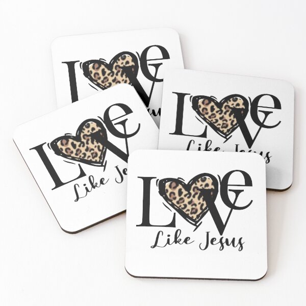 Item preview, Love Like Jesus Leopard Heart designed and sold by loveoceanair.