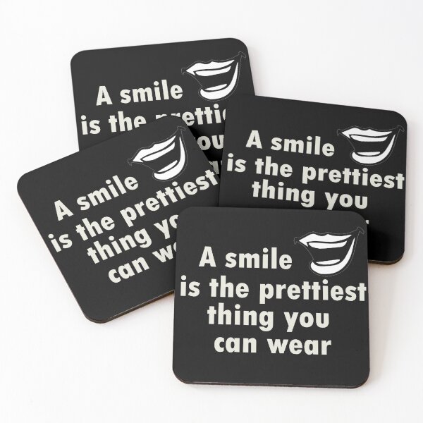 Item preview, A smile is the prettiest thing you can wear. designed and sold by ouhaga.