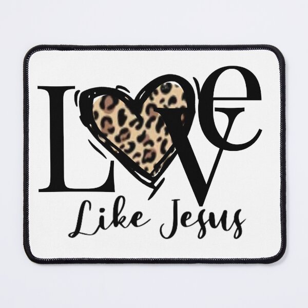 Item preview, Love Like Jesus Leopard Heart designed and sold by loveoceanair.