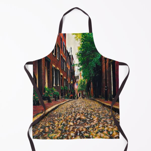 Item preview, Acorn Street, Boston designed and sold by Sofia-Draws.