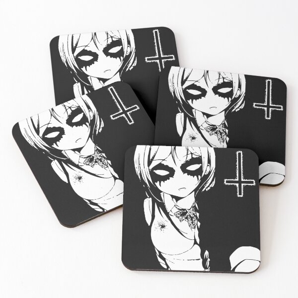 Item preview, Blacker anime girl designed and sold by cykore69.