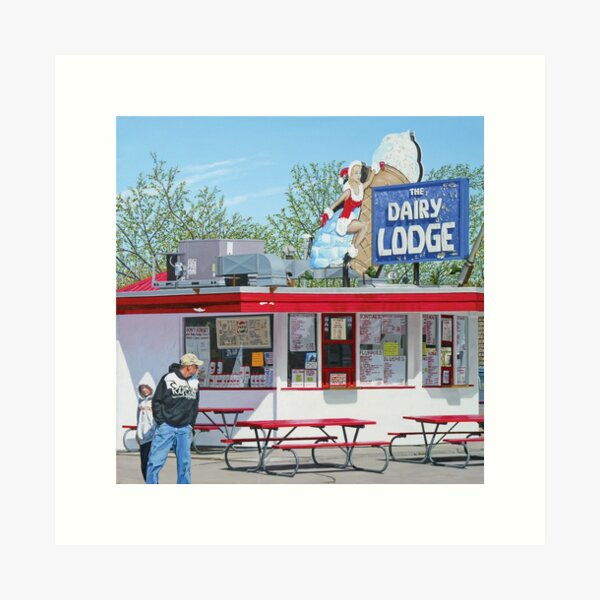 Dairy Lodge Art Print