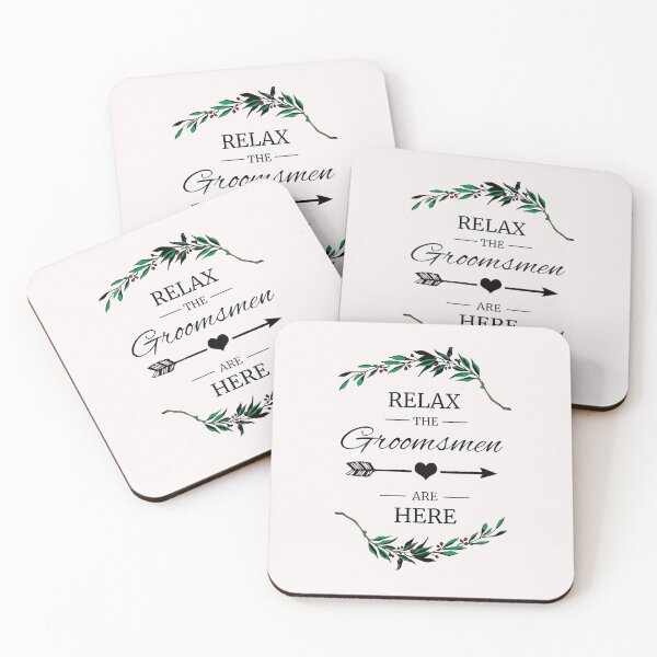 Item preview, Relax The Groomsmen Are Here Matching Wedding Funny designed and sold by dbreeze10.