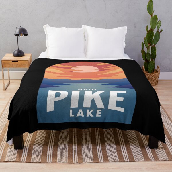 Item preview, Pike Lake OH Retro Sunset designed and sold by HalpinDesign.