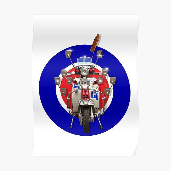 Quadrophenia Lambretta design by UrbanHero Poster