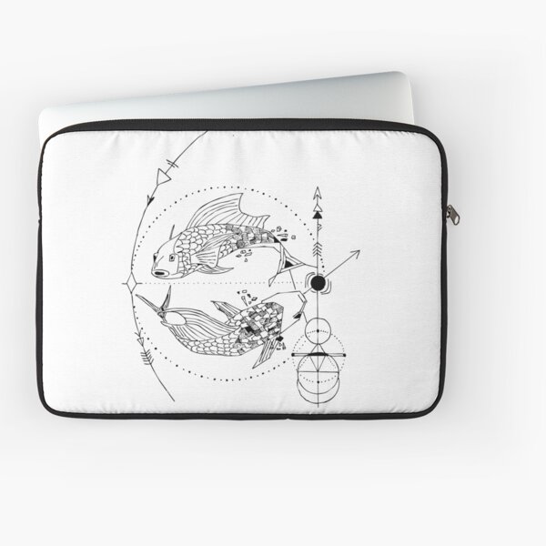 Geometric Pisces Laptop Sleeve