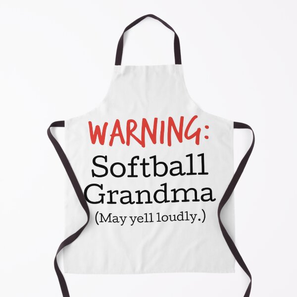 Item preview, Warning! Softball Grandma (May yell loudly.) designed and sold by hardscuffle.