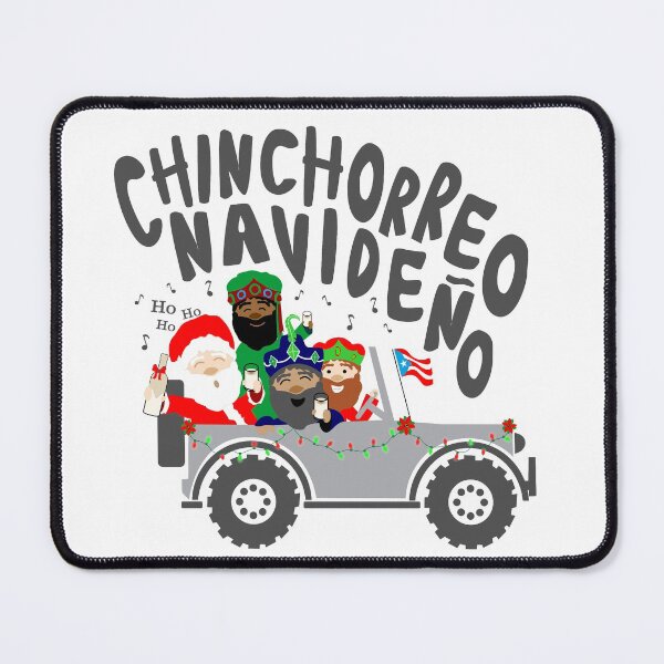 Item preview, Puerto Rico Christmas Chinchorreo Santa Three Kings Coquito Boricua Flag designed and sold by byDarling.