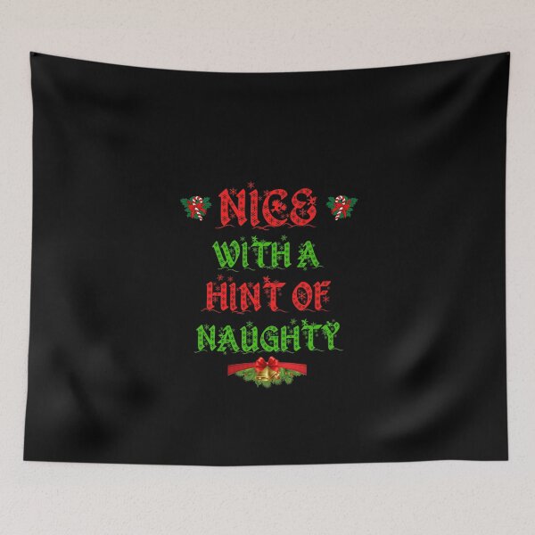 Item preview, Nice With A Hint Of Naughty, Funny T-Shirt, Essential T-Shirt designed and sold by JoesCornerStore.
