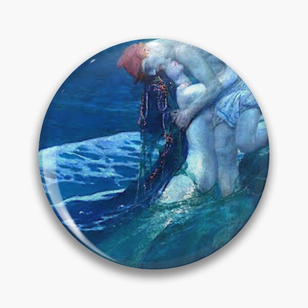 Item preview, The Mermaid by Howard Pyle  designed and sold by ArtHistoryLover.